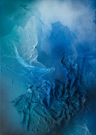 Malarstwo zatytułowany „Inner revival 9” autorstwa Joanna Wietrzycka, Oryginalna praca, Kolaże Zamontowany na Drewniana rama…