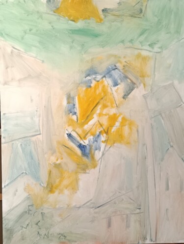 Pittura intitolato "Pallone da calcio s…" da Nello Formisano, Opera d'arte originale, Olio Montato su Telaio per barella in…