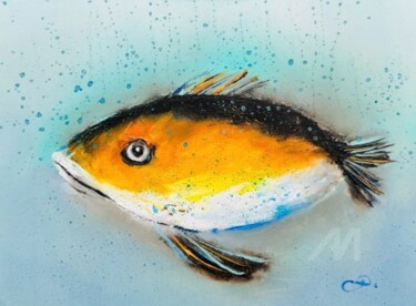 Painting titled "Oil painting: The F…" by Svetlana Dorokhina, Original Artwork, Oil Mounted on Wood Stretcher frame