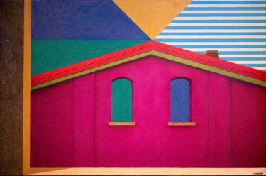 Peinture intitulée "Via Aprica" par Lucia Dibi, Œuvre d'art originale, Acrylique Monté sur Châssis en bois