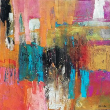 Painting titled "Out of time" by Francisco Santos, Original Artwork, Acrylic