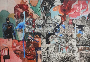 "Comic 1" başlıklı Tablo Pavel Guliaev tarafından, Orijinal sanat, Petrol