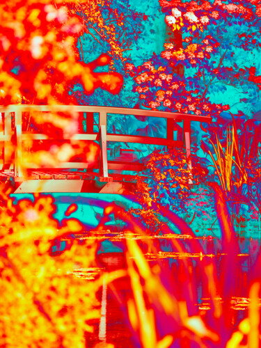 "Jardins de Monet 24" başlıklı Fotoğraf Aurélien Bellido tarafından, Orijinal sanat, Fotoşoplu fotoğrafçılık