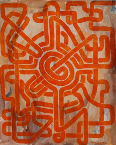 Pintura titulada "The warmth of the a…" por Sergej Kurilenko, Obra de arte original, Acrílico