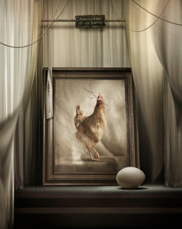 Artes digitais intitulada "Autorretrato de un…" por Oriol Jolonch, Obras de arte originais, Foto Montagem