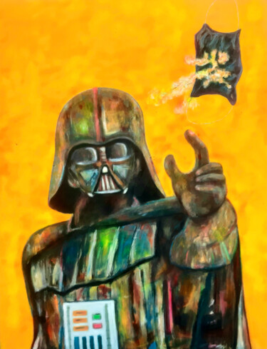 Schilderij getiteld "Color Vader / "Bas…" door Sophie - Sof Voigt - Chadeyron, Origineel Kunstwerk, pigmenten Gemonteerd op…