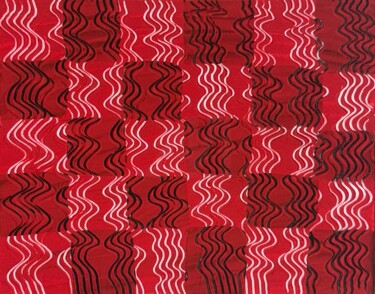 Malarstwo zatytułowany „Twisted Thoughts” autorstwa Vanessa Traficante, Oryginalna praca, Akryl