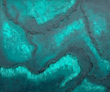 Ζωγραφική με τίτλο "Abstraction: Sleep…" από Lyubov Ivanischeva, Αυθεντικά έργα τέχνης, Ακρυλικό