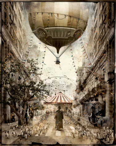 Цифровое искусство под названием "El director de pista" - Oriol Jolonch, Подлинное произведение искусства, Цифровая фотограф…