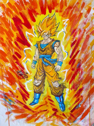 "Dragon ball Goku su…" başlıklı Tablo João Miranda tarafından, Orijinal sanat, Akrilik