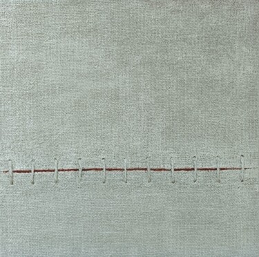 Malerei mit dem Titel "Cicatriz" von Roland E. Lindner, Original-Kunstwerk, Acryl Auf Holzplatte montiert