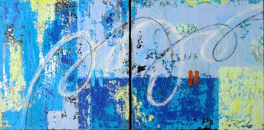 Ζωγραφική με τίτλο "The Wind of Change…" από Natali, Αυθεντικά έργα τέχνης, Ακρυλικό Τοποθετήθηκε στο Ξύλινο φορείο σκελετό