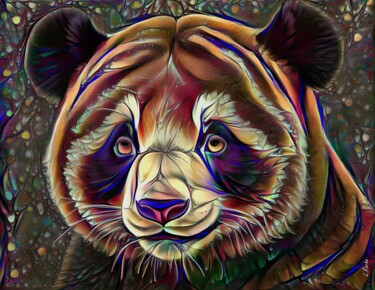 Peinture intitulée "LIDU" par L.Roche, Œuvre d'art originale, Acrylique Monté sur Autre panneau rigide