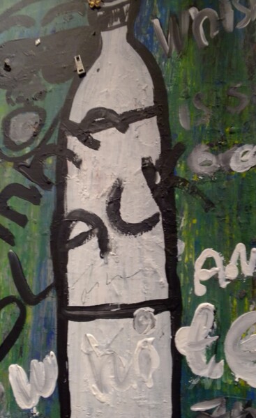 Malerei mit dem Titel "Black and White" von Skylor Timeless, Original-Kunstwerk, Acryl