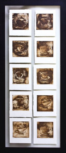 Printmaking titled "There is Forty Year…" by Göknil Gümüş Sungurtekin, Original Artwork, Engraving Mounted on Glass