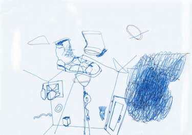 "A bota de Van Gogh…" başlıklı Resim Diogo Almeida tarafından, Orijinal sanat, Jel kalem