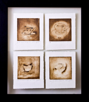 "There is Forty Year…" başlıklı Baskıresim Göknil Gümüş Sungurtekin tarafından, Orijinal sanat, Gravür Cam üzerine monte edi…