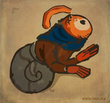 Digital Arts titled "mostrojo medieval 2" by Ojolo, Original Artwork, Digital Painting