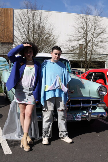 "Upcycling Girl" başlıklı Tekstil Sanatı Maricela Lixa tarafından, Orijinal sanat, Kumaş