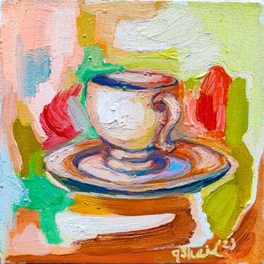 "After Breakfast Fro…" başlıklı Tablo Göknil Gümüş Sungurtekin tarafından, Orijinal sanat, Petrol Ahşap Sedye çerçevesi üzer…