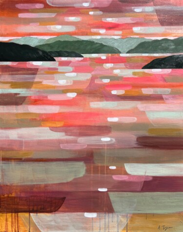 "Sprinkles of Light…" başlıklı Tablo Alissa Kim Tjen tarafından, Orijinal sanat, Akrilik Ahşap Sedye çerçevesi üzerine monte…