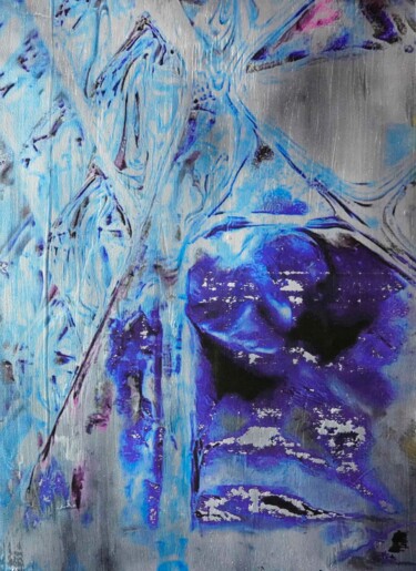 绘画 标题为“Honograph Tafelbild…” 由Volker W. Hamann, 原创艺术品, 颜料 安装在木板上