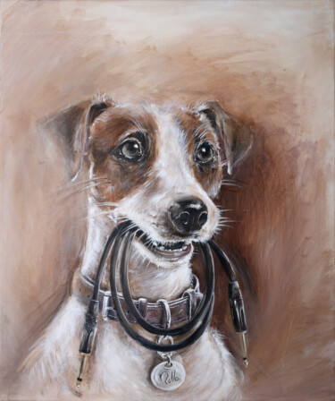 "Promenade Musicale" başlıklı Tablo Rolla tarafından, Orijinal sanat, Akrilik Ahşap Sedye çerçevesi üzerine monte edilmiş