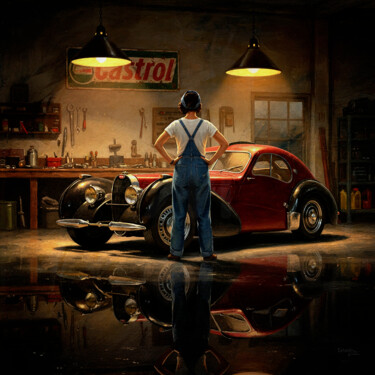 Timeless Elegance: 1938 Bugatti 57 C Atlantic Art