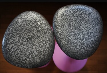 Художественная композиция под названием "Cosmic Seats" - Marie May, Подлинное произведение искусства, Мебель