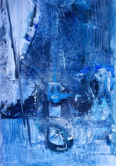 Картина под названием "Begay's Non-Binary…" - Milto Sideris, Подлинное произведение искусства, Акрил