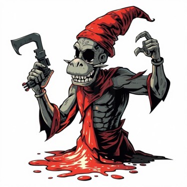 "Mess" başlıklı Dijital Sanat Enes Furkan Sürül tarafından, Orijinal sanat, AI tarafından oluşturulan görüntü