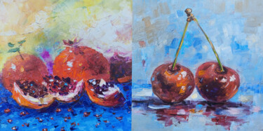 绘画 标题为“Little Luxuries” 由Narek, 原创艺术品, 油 安装在木质担架架上