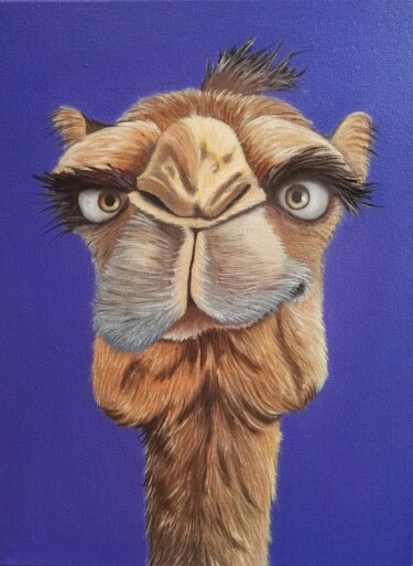 "Peinture, caricatur…" başlıklı Tablo Steivan Loundou tarafından, Orijinal sanat, Petrol Ahşap Sedye çerçevesi üzerine monte…