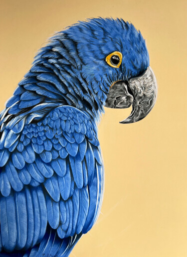 Painting titled "Liberty" by Calliswan, Original Artwork, Pastel