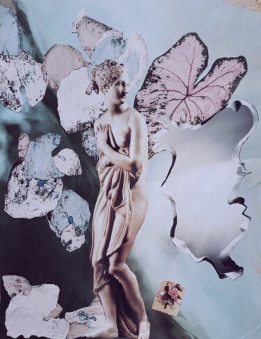 Collages titled "Psyche sortant du b…" by Thierry Sarra, Original Artwork, Collages