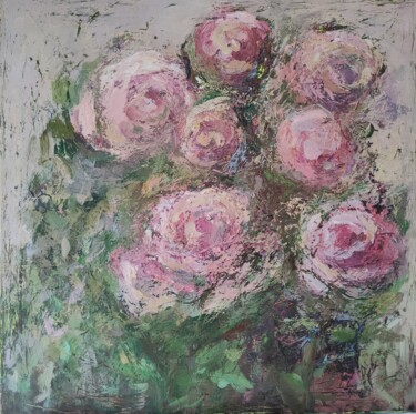 Painting titled ""Breath Between the…" by Natalia Roeckle, Original Artwork, Acrylic