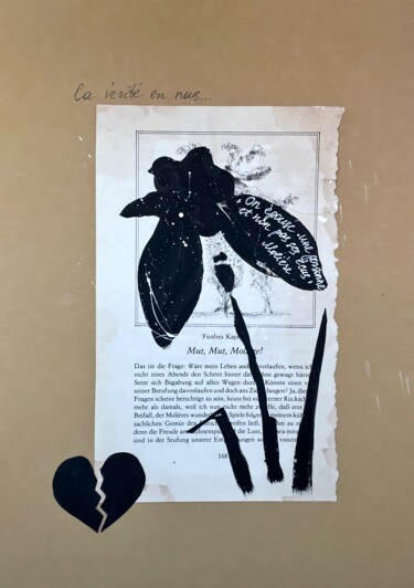 Collages titled "Vintage story with…" by Yulia Nova, Original Artwork, Collages