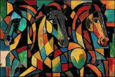 Digitale Kunst mit dem Titel "VARIATION "982"" von Christa Kloß, Original-Kunstwerk, 2D digitale Arbeit