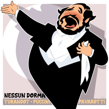 "Nessun Dorma" başlıklı Dijital Sanat Van Evan Fuller tarafından, Orijinal sanat, Dijital Resim