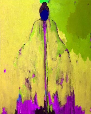 Painting titled "Post-Alienation in…" by Incognito, Original Artwork, Acrylic