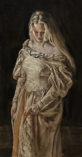 "The Bartered Bride" başlıklı Tablo William Oxer tarafından, Orijinal sanat, Petrol