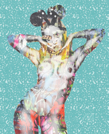 Digitale Kunst mit dem Titel "#SF-01A" von V'Nian Purks, Original-Kunstwerk, Digitale Collage