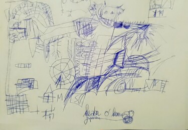 "Marais" başlıklı Resim Hector O'Kanin tarafından, Orijinal sanat, Kalem