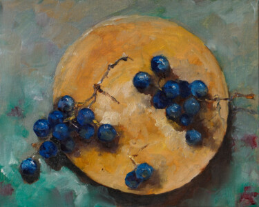 Peinture intitulée "grape" par Pavel Filin, Œuvre d'art originale, Huile Monté sur Châssis en bois