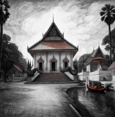 Fotografie getiteld "Sanctuary by Water…" door Patrick John Bennett (Patrice), Origineel Kunstwerk, Digitale fotografie