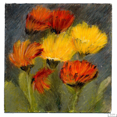 Σχέδιο με τίτλο "soucis #1" από Marie-Pascale Corcuff, Αυθεντικά έργα τέχνης, Παστέλ