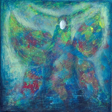 "Celestial Metamorph…" başlıklı Tablo So Zo tarafından, Orijinal sanat, Akrilik Ahşap Sedye çerçevesi üzerine monte edilmiş