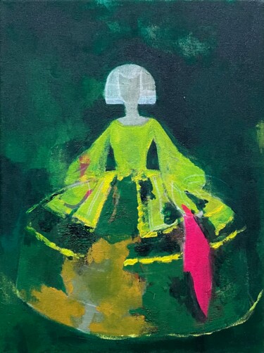 Pintura intitulada "The Destruction of…" por Gela Mikava, Obras de arte originais, Acrílico Montado em Armação em madeira