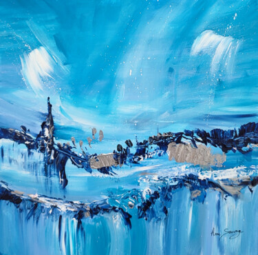 Pintura intitulada "Jeux d'enfants, sur…" por Âme Sauvage, Obras de arte originais, Acrílico Montado em Outro painel rígido