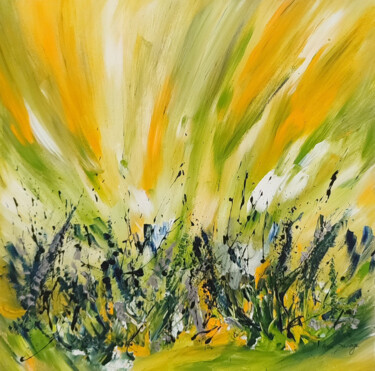 Peinture intitulée "La nature sauvage -…" par Âme Sauvage, Œuvre d'art originale, Acrylique Monté sur Autre panneau rigide